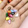 10pcs 9.7*12.6mm Fashion Alloy Dripping Cloud Beads Bracelet Necklace Jewelry Making Accessories Cute Beaded Material