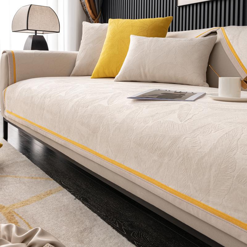 Минималистичная подушка для дивана, универсальная круглый год, легкая роскошь, противоскользящая подушка для сиденья, новый высококачественный чехол для дивана, тканевый чехол и полотенце