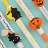 Набор гелевых ручек Happy Halloween, 6 шт., подарочные принадлежности для вечеринок с призрачной тыквой, шариковая ручка 0,5 мм, черные чернила для школы