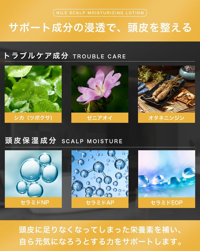 NILE Scalp Moisturizing Lotion for and Dryness Dandruff, Itching,