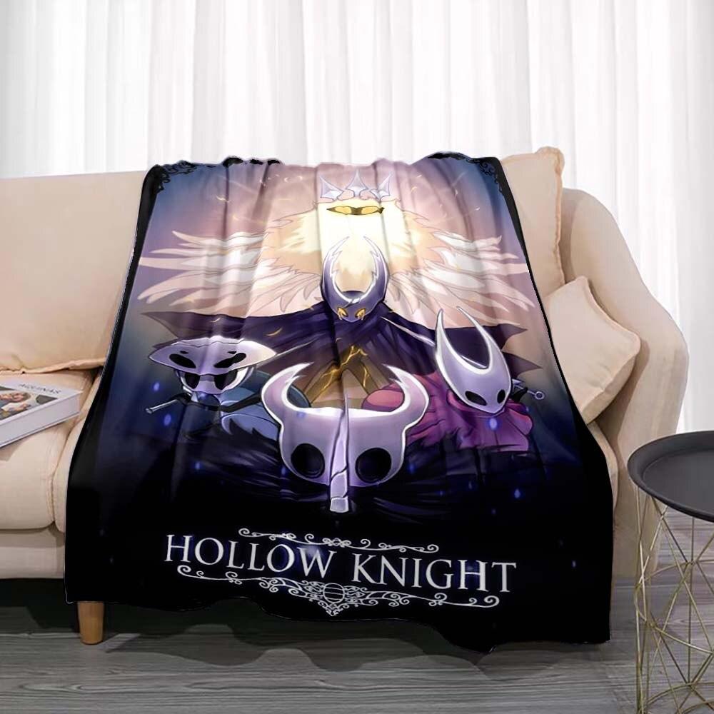 Одеяло Hollow Knight, игровое фланель, новинка, теплая фланель из микрофибры, прочная для детей и взрослых, дорожное покрывало, чехол для дивана