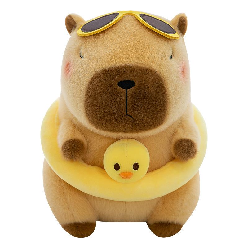 Summer Style Capybara Plush Toy Doll for Girls Sleeping Pillow Children's Gift
