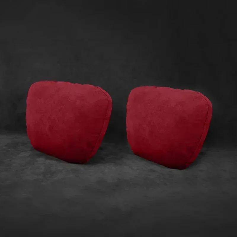 Italy Suede Car Neck Rest Pillow For Porsche Cayenne 92A 9YA PO536 Seat Head Neck Support Cushion Auto Interior Accessories
