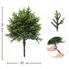 Photo Props Artificial Pine Stake Green Simulated Pine Ground Stakes  Holiday Display