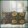 New Autumn Home Pillow Cushion Cover Natural Flower Print Nap Sofa Car Gift Pillow Cushion