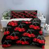 "Skull Cherry Gothic Decor Set" Soft Comfortable Duvet Cover Bedding Set Included 1*Duvet Cover & 2*Pillowcases, gift