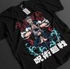 Jujutsu Kaisen Годжо Сатору против Сукуны Последняя Битва Черная Футболка