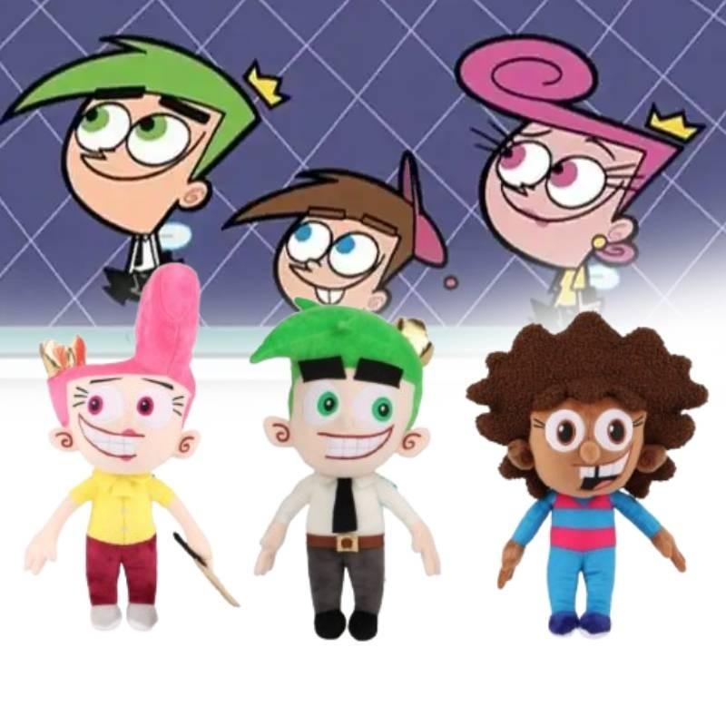 Очаровательная плюшевая кукла The Fairly Oddparents с Космо, Вандой и Хейзел для коллекционеров