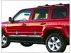 Молдинг дверей (нерж) для Jeep Cherokee/Liberty 2007-2013 гг