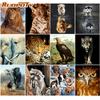 Frameless Diy Painting By Numbers Animals Picture Wall Art Canvas Painting Acrylic Paint For Home Decoration