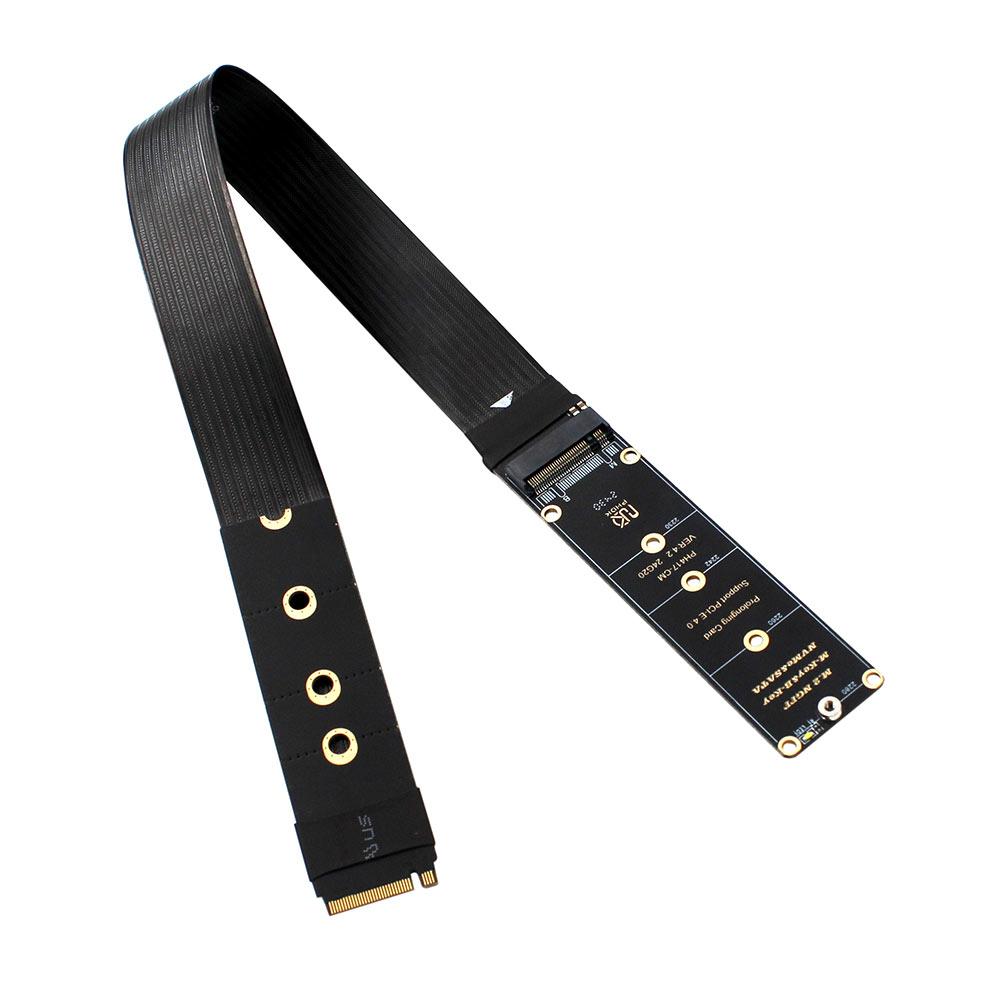 Удлинительный кабель M.2 NVME NGFF M-Key SSD Карта расширения NGFF M-Key PCIe4.0 SSD Удлинитель M.2 SSD PCI-Express 4.0 X4 M Key