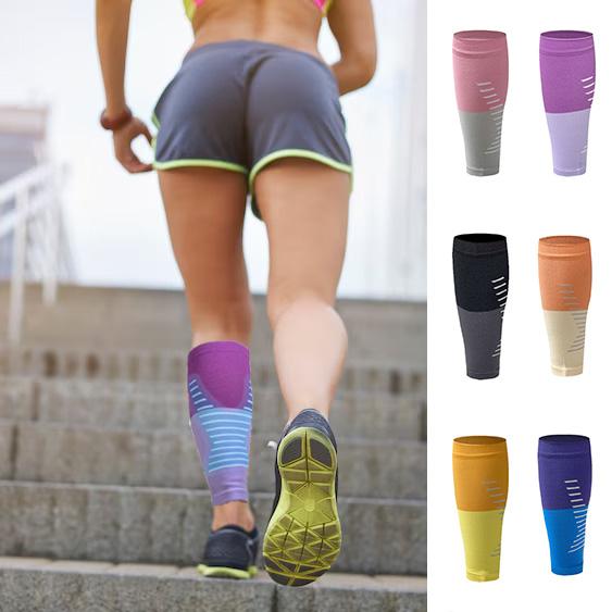1pc, Colorful Tight Nylon Calf Compression Socks,Enhance Endurance,Stabilize the Calf,Suitable for Running Fitness,Marathon,Cycling