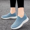 Женская повседневная спортивная обувь с мягкой подошвой, кроссовки для бега, женская летняя мода, новые плетеные туфли без застежек, женская повседневная обувь для ходьбы на плоской подошве