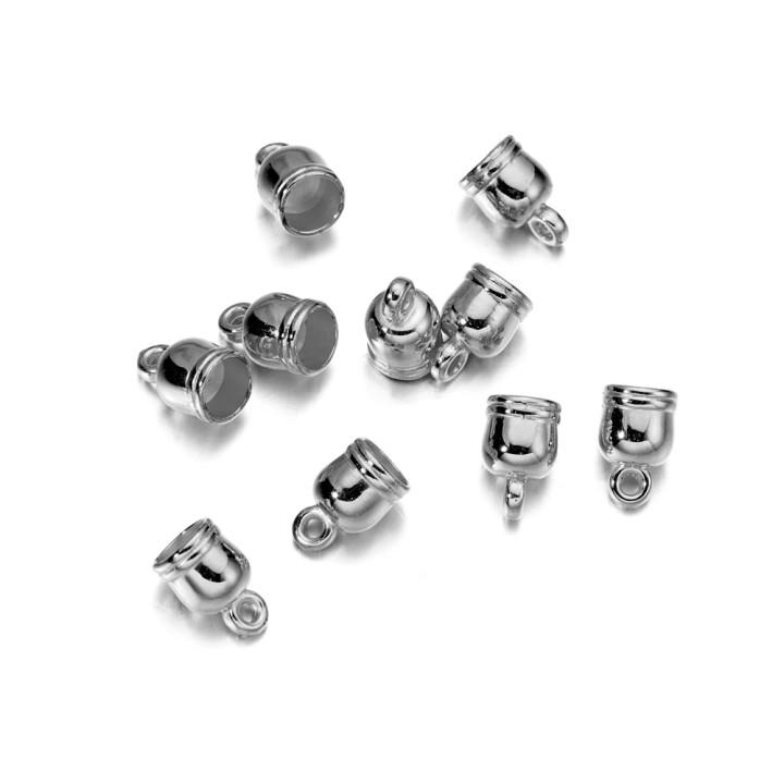 50pcs/lot Necklace End Tip Tassel Caps Beads Cap End Cap For Jewelry Making Findings DIY Handmade Accessories Supplies