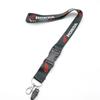 DGT2 Motorcycle Lanyard For Honda CB400 CB650 FCBF CBR25ORR CRF SH3O0 NC75O Nylon Neck halter Work Card Hanging Rope Key Keychain