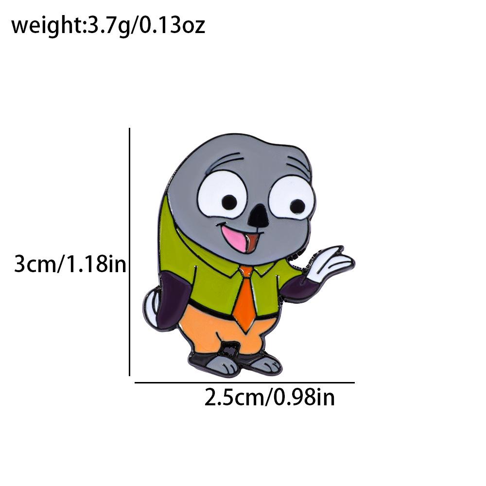 28 Штук Crazy Зверополис Металлическая Значок Ник Лис Джуди Кролик Сплав Эмаль Брошь Горячая Распродажа