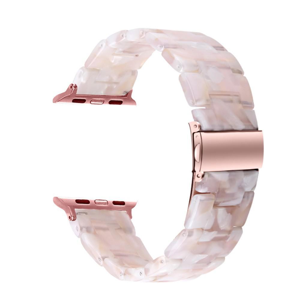 "Compatible Resin & Rubber Strap for Apple Watch 42mm/46mm"