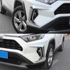 2 шт. для Toyota RAV4 автомобильный передний бампер противотуманная фара рамка крышка дневные ходовые огни отделка крышка брови капот