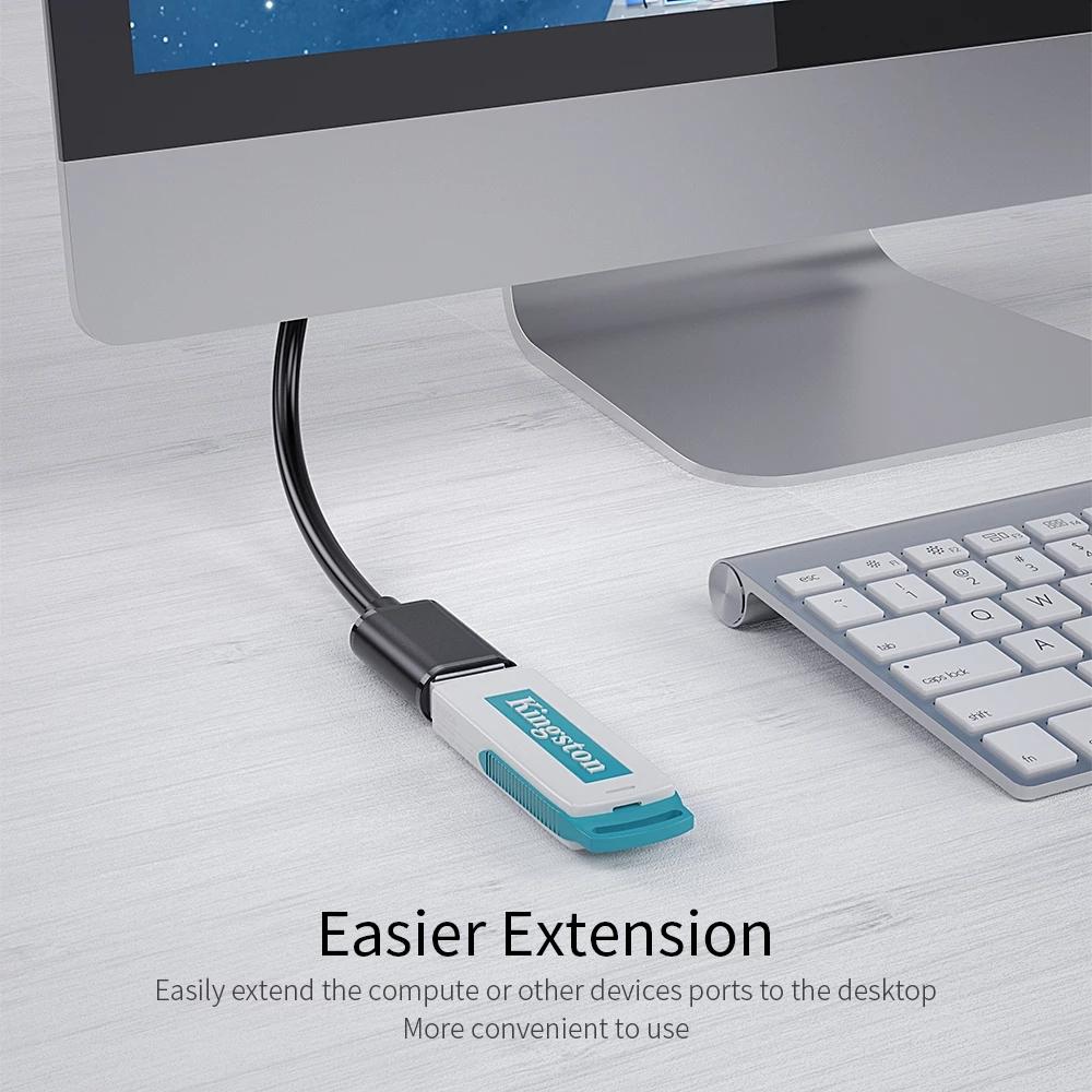 Essager USB-удлинитель USB 3,0 2,0, удлинитель «папа-мама» для Smart TV, PS4, Xbox One, ноутбука, USB3.0, удлинитель, кабель для передачи данных