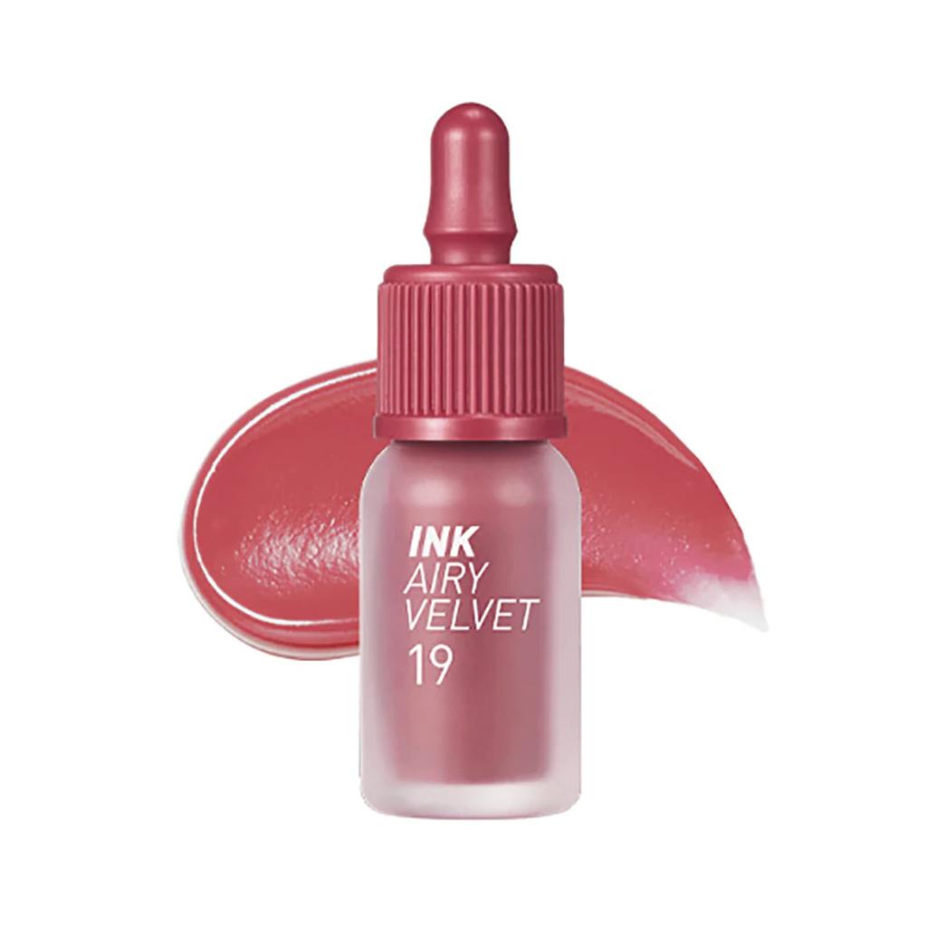 Peripera Ink Airy Velvet Lip Tint, 19 Elf Light Rose, 4 G (0.14 Oz)