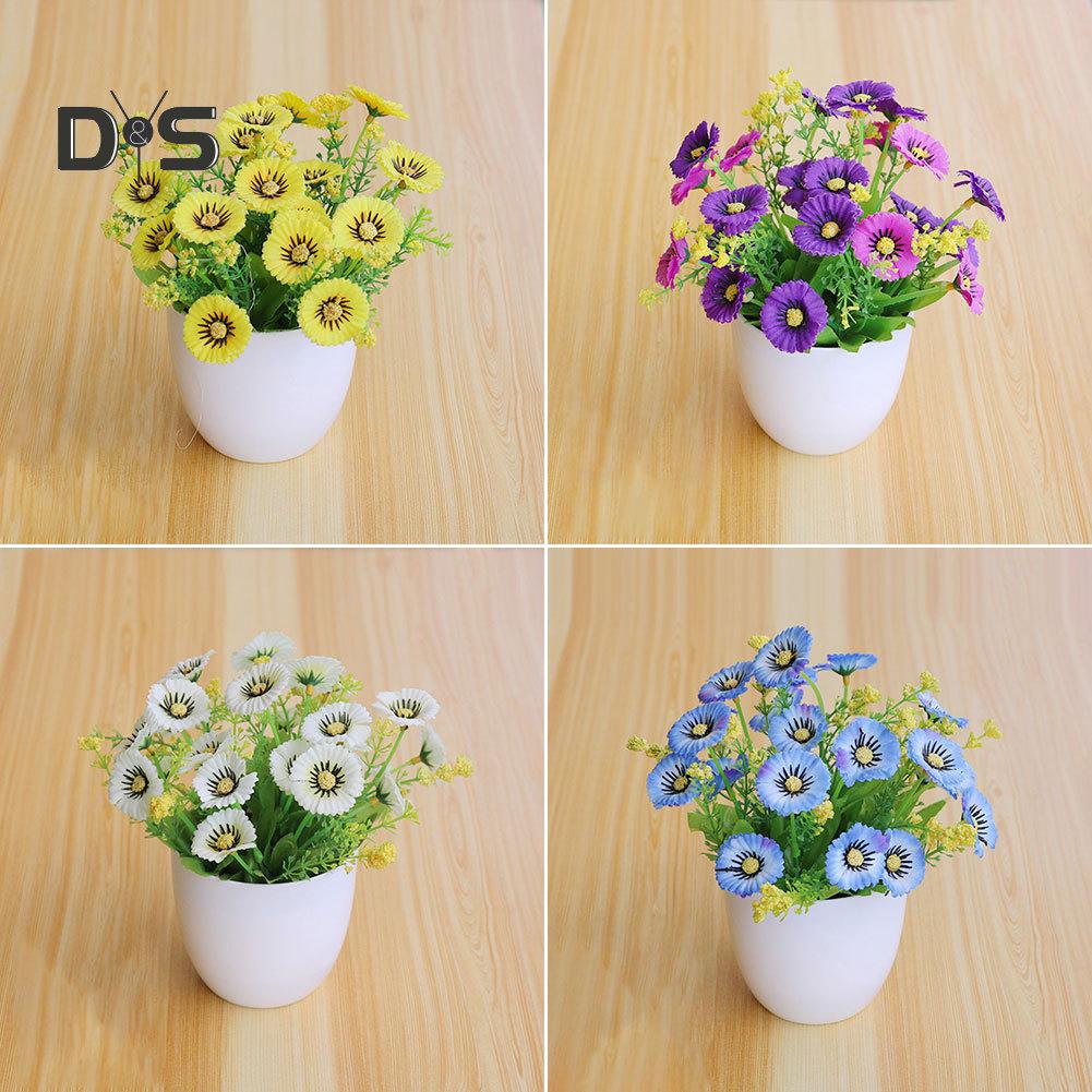 Цветущий букет, искусственный бонсай, искусственный цветок, растение для дома, сада, праздничного стола, праздничное украшение