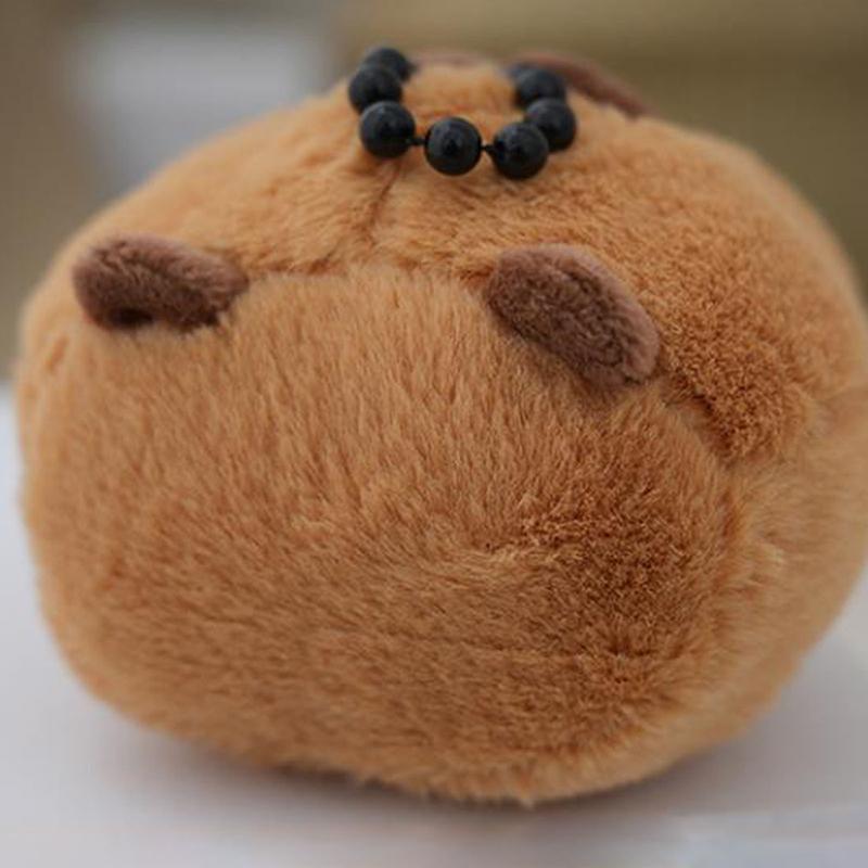 Милая мультяшная подвеска в виде капибары, плюшевая игрушка, сумка для куклы, подвесные украшения, настольные украшения для куклы, подвеска для автомобиля, милая кукла-брелок в виде капилы