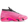 Air Jordan 14 Retro Low Shocking Pink Женские кроссовки Pink-Blast Black Flash-Crimson DH4121-600