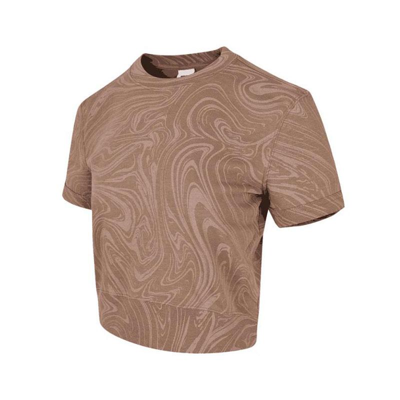 Nike Повседневный пуловер с круглым вырезом, простая футболка с коротким рукавом, женские топы HV2398-214