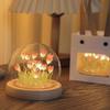 Тюльпан Ручной работы DIY Атмосферная лампа - Настольная ночная лампа Подарок для девушки или студента