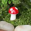 20Pcs Mini Artificial Mushroom Miniatures Fairy Garden Ornament Resin Crafts