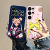 Чехол для телефона Аниме Луна S-Sailors для Samsung S 24 Fe 25 Ultra Plus 20 Lite 21 30 22 23 24 22 Ultra 5G Fundas