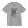 Shakespeares The Taming of Shrew Names List T Shirt Theater Fan Actor Theatre vintage Washed Versatile graphic Casual