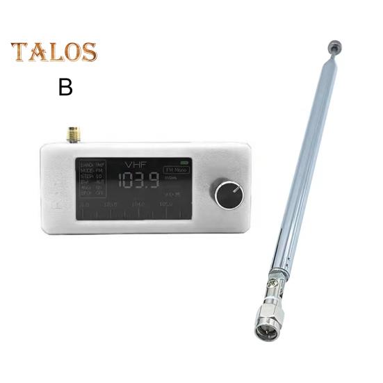 0,5-108 МГц портативный мини-радио перезаряжаемый карманный размер 1,9-дюймовый IPS экран вседиапазонный радиоприемник HF/SW/MW/VHF радио