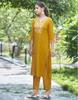 Женский набор Kurta Pant Dupatta из смешанного хлопка Индийский Дизайнерский Нарядный Костюм Kurti Salwar
