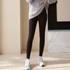 Winter Leggings High Waist Slim Butt Lifting Versatile Thickened Velvet Leggings Solid Color Warm Slimming Leggings