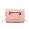 New Women's Bag Casual Small Square Bag Shoulder Messenger Bag Small Fresh Chain Mobile Phone Bag Pu Small Bag
