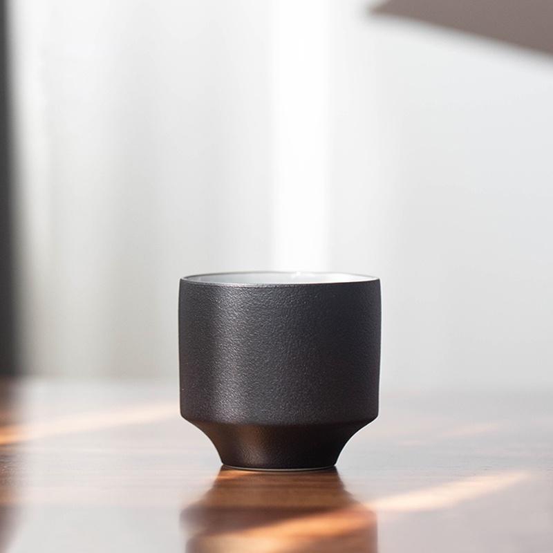 100 мл Керамическая чайная чашка из черной глины Японский чайный набор для кунг-фу Чашка для воды