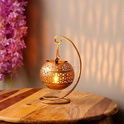 Подсвечник Tealight Декоративные элементы с античной золотой отделкой Предметы декора Дивали, предметы домашнего декора для гостиной, спальни