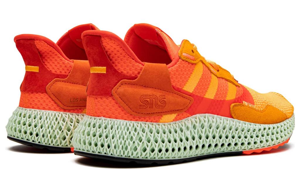 Кроссовки Zx 4000 Sneakersnstuff x Zx 4000 Adidas Originals 4D 'Sunrise' FV5524