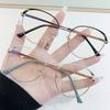 Очки с защитой от синего света, блокирующие синий луч, сверхлегкие очки в металлической оправе, защита глаз, оптические очки для офиса