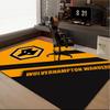 1PC rug Wolf In The Night Wanderers Carpet, Chair Rug,Area Rug for Office Bedroom living rooms bedroom, Doormat decor Christmas fan gifts