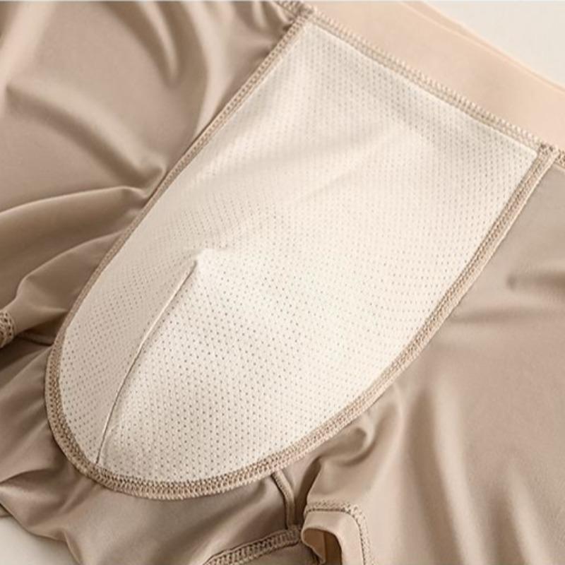 Ультратонкое мужское нижнее белье Ice Silk, быстросохнущее, удобное, простое, летнее, мужские трусы-боксеры, антибактериальное, дышащее мужское нижнее белье