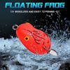 2Pcs 7G 4.5Cm Mini Thunder Frog Roadbait Simulation Roadbait Soft Roadbait Black Fish Bait Modified Thunder Frog Soft Bait