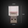 Car Mini USB LED Atmosphere Lights Decorative Lamp for Party Ambient Modeling Automotive PortablePlug Play Auto Interior Led Neon Lights 4