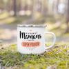 Best Mom In The World Print Mug Drinks Milk Cup Enamel Handle Mugs Creative Coffee Cups Handle Festive Birthday Gifts for Mother