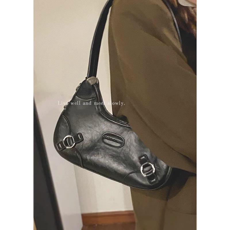 IELGY Простая сумка через подмышку в стиле ретро, универсальная сумка-мессенджер через плечо