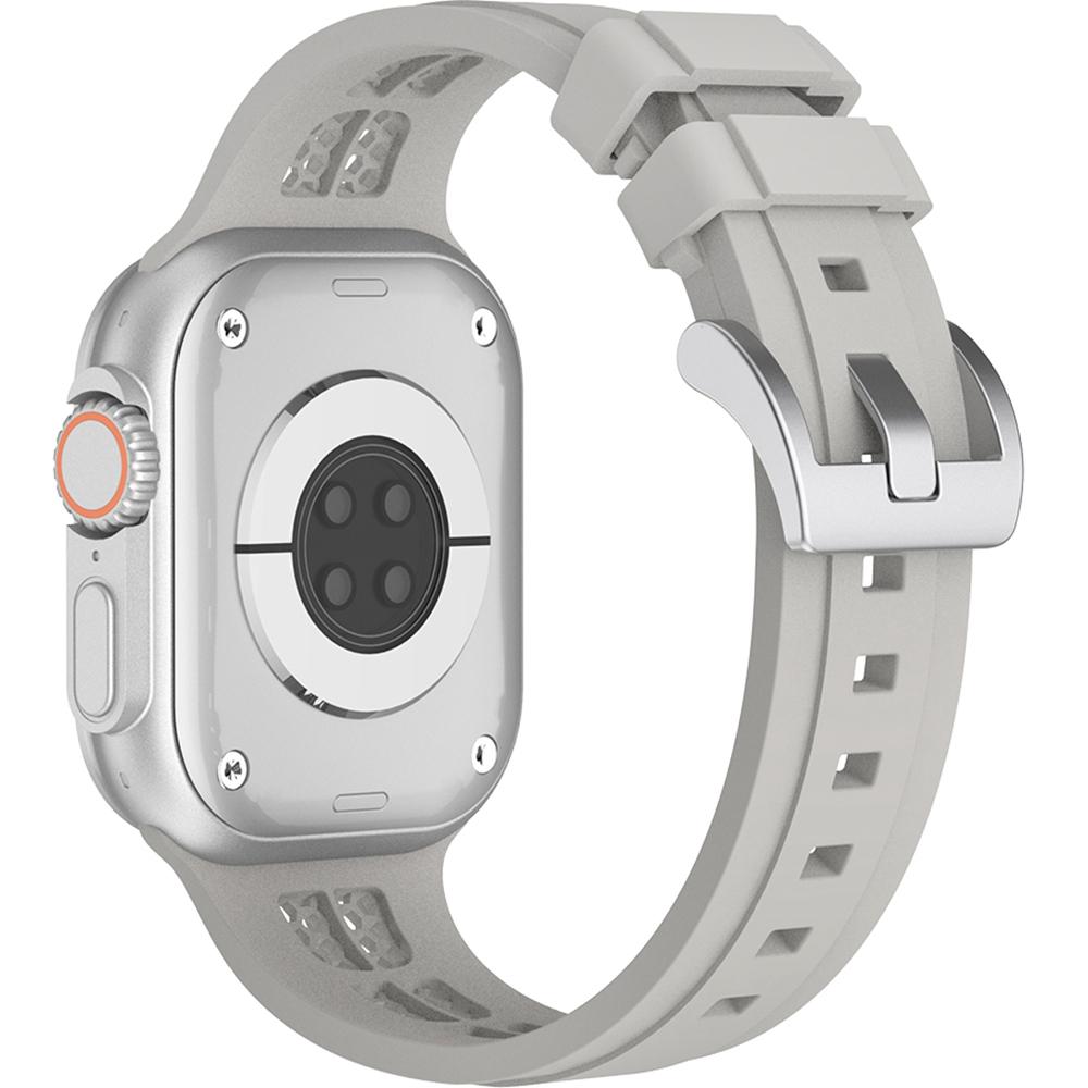 Watch Strap for Apple Watch 10 46mm / Ultra 2 / Ultra 49mm / 9 8 7 45mm / SE (2023) SE (2022) SE 6 5 4 44mm / 3 2 1 42mm Silicone Band