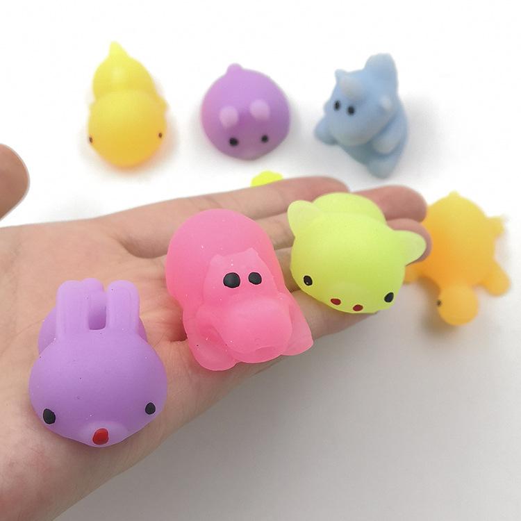 Cute Pet Stress Relief Dumpling Toy - Soft Rubber Animal Squeeze for Christmas Decompression