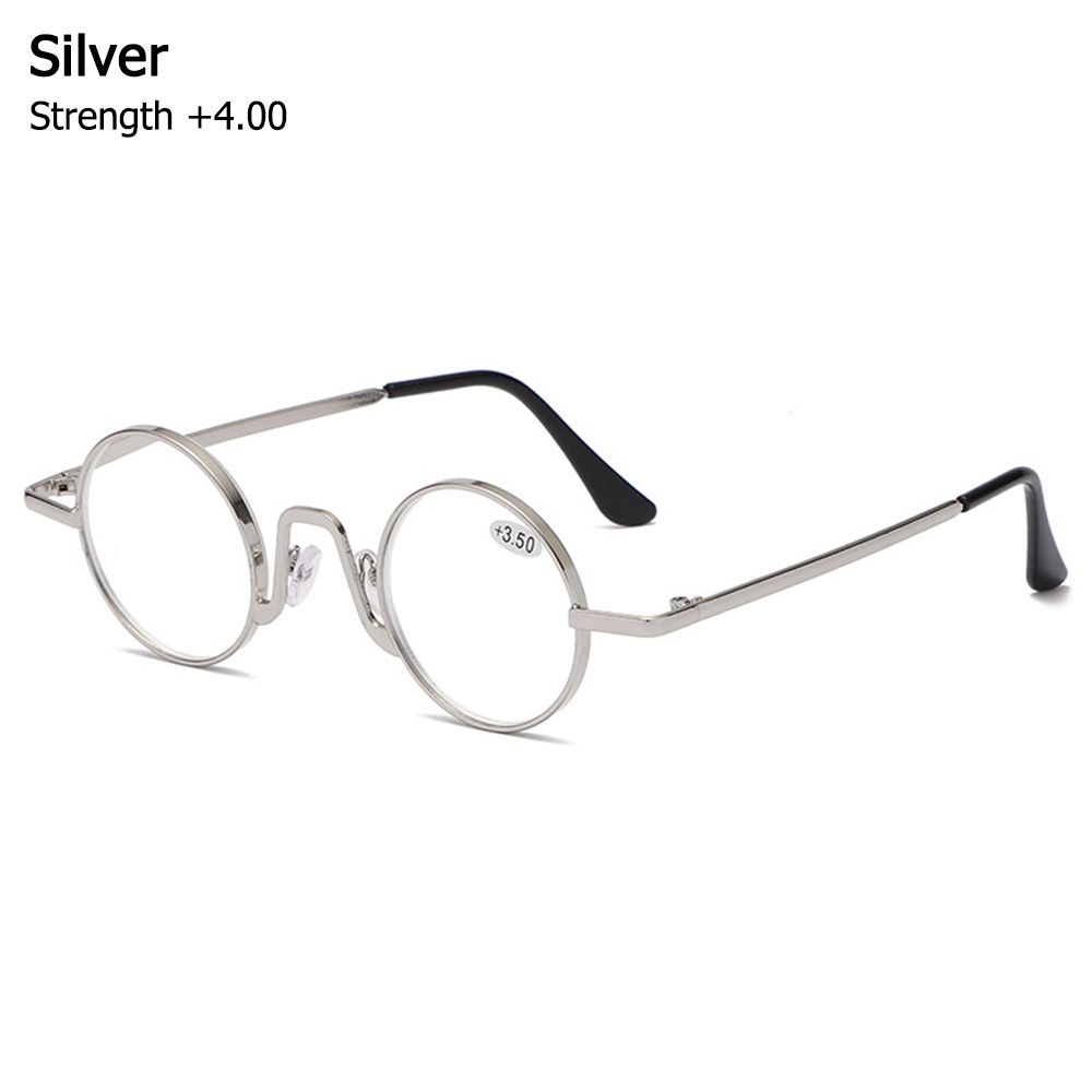 Модные круглые металлические компьютерные очки для дальнозорких Очки для чтения С защитой от синего света