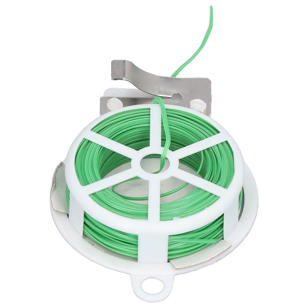 Plant Cable Tie Plastic Steel Wire Twist Roll Dispenser with Cutter for Garden Vegetable Shed50